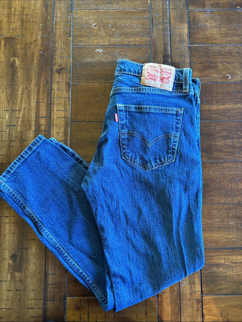 Levi's 511 Indigo Denim Jeans 32x29 - Classic, Americano, Clean